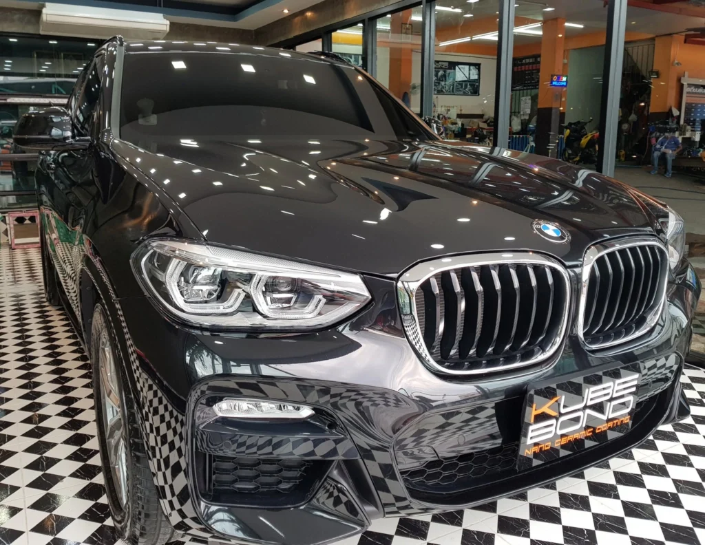ผลงานเคลือบแก้ว BMW X1 ที่ Odean Carwash